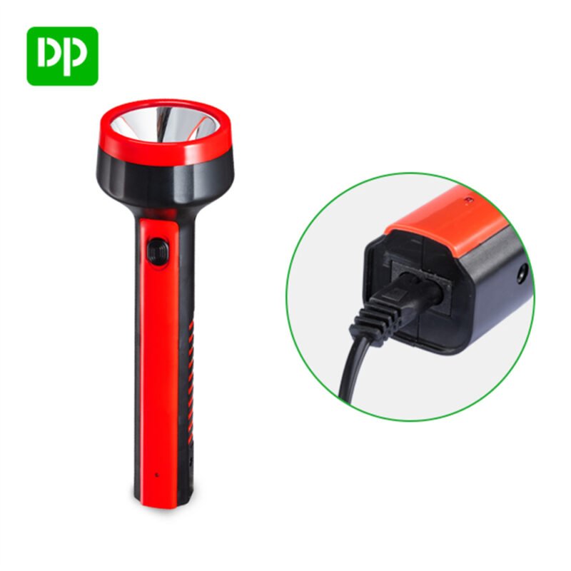 3W Rechargeable Portable LED Torch Flashlight DP-1953B - Image 2