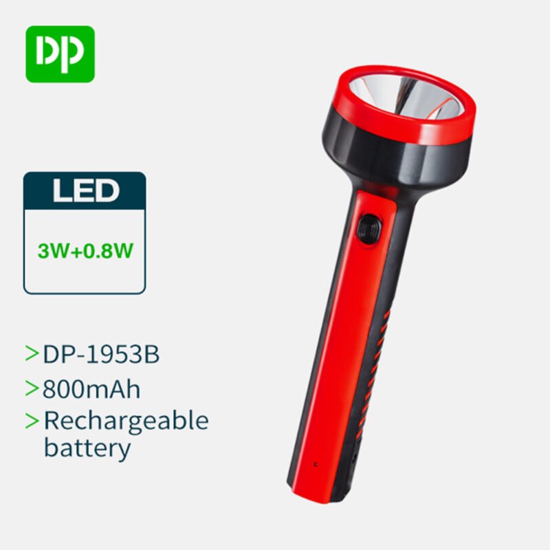 3W Rechargeable Portable LED Torch Flashlight DP-1953B